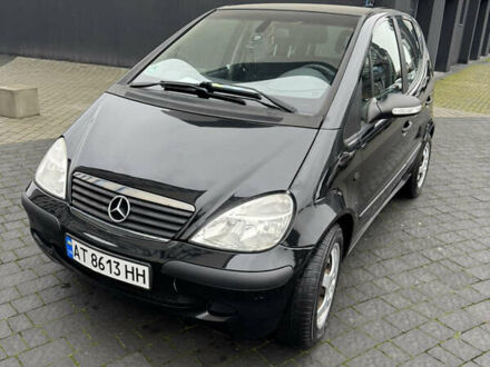 Черный Мерседес А класс, объемом двигателя 1.6 л и пробегом 147 тыс. км за 4100 $, фото 1 на Automoto.ua