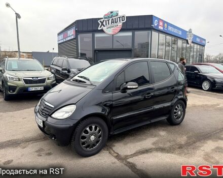 Черный Мерседес А класс, объемом двигателя 1.6 л и пробегом 210 тыс. км за 4500 $, фото 1 на Automoto.ua