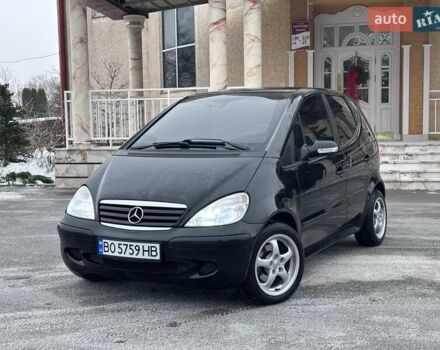 Черный Мерседес А класс, объемом двигателя 1.6 л и пробегом 79 тыс. км за 5999 $, фото 1 на Automoto.ua