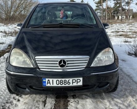 Черный Мерседес А класс, объемом двигателя 1.6 л и пробегом 160 тыс. км за 5000 $, фото 1 на Automoto.ua