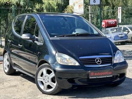 Чорний Мерседес А клас, об'ємом двигуна 1.6 л та пробігом 245 тис. км за 4800 $, фото 1 на Automoto.ua