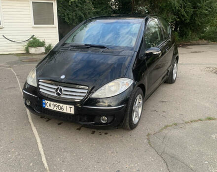Чорний Мерседес А клас, об'ємом двигуна 2 л та пробігом 160 тис. км за 5000 $, фото 1 на Automoto.ua