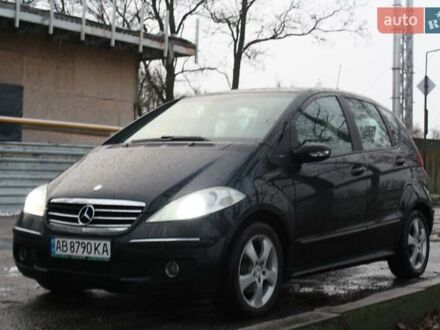 Черный Мерседес А класс, объемом двигателя 1.99 л и пробегом 220 тыс. км за 5500 $, фото 1 на Automoto.ua