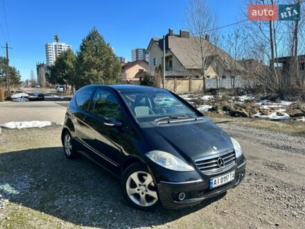 Черный Мерседес А класс, объемом двигателя 1.7 л и пробегом 156 тыс. км за 5300 $, фото 1 на Automoto.ua