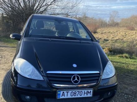 Чорний Мерседес А клас, об'ємом двигуна 2 л та пробігом 100 тис. км за 4700 $, фото 1 на Automoto.ua