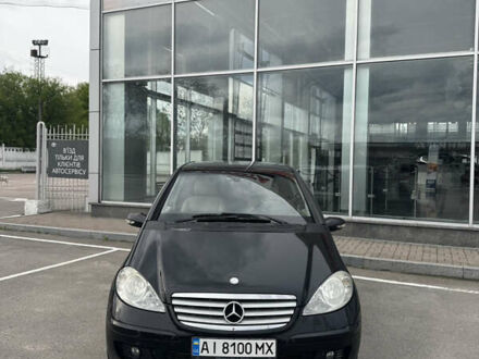 Черный Мерседес А класс, объемом двигателя 2 л и пробегом 200 тыс. км за 6500 $, фото 1 на Automoto.ua
