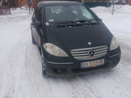 Чорний Мерседес А клас, об'ємом двигуна 2 л та пробігом 318 тис. км за 4400 $, фото 1 на Automoto.ua