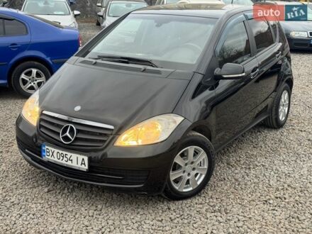 Черный Мерседес А класс, объемом двигателя 2 л и пробегом 194 тыс. км за 6500 $, фото 1 на Automoto.ua