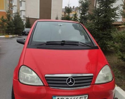 Красный Мерседес А класс, объемом двигателя 1.4 л и пробегом 280 тыс. км за 2600 $, фото 2 на Automoto.ua