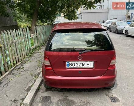 Красный Мерседес А класс, объемом двигателя 1.4 л и пробегом 225 тыс. км за 3400 $, фото 3 на Automoto.ua