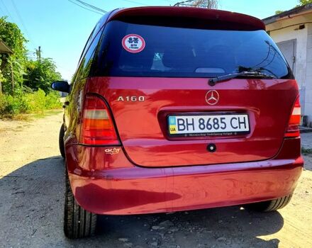 Красный Мерседес А класс, объемом двигателя 1.6 л и пробегом 105 тыс. км за 3500 $, фото 2 на Automoto.ua