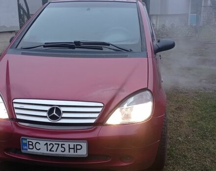 Красный Мерседес А класс, объемом двигателя 1.7 л и пробегом 340 тыс. км за 2500 $, фото 1 на Automoto.ua