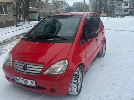 Червоний Мерседес А клас, об'ємом двигуна 1.6 л та пробігом 236 тис. км за 2400 $, фото 1 на Automoto.ua