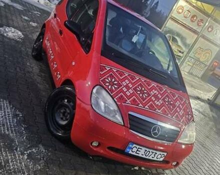 Красный Мерседес А класс, объемом двигателя 1.7 л и пробегом 300 тыс. км за 2400 $, фото 1 на Automoto.ua