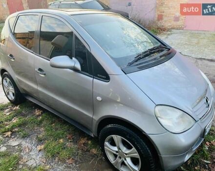 Сірий Мерседес А клас, об'ємом двигуна 1.6 л та пробігом 297 тис. км за 2750 $, фото 1 на Automoto.ua