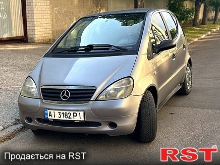 Серый Мерседес А класс, объемом двигателя 1.4 л и пробегом 200 тыс. км за 3750 $, фото 2 на Automoto.ua