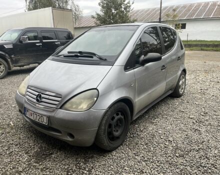 Сірий Мерседес А клас, об'ємом двигуна 1.6 л та пробігом 371 тис. км за 850 $, фото 1 на Automoto.ua