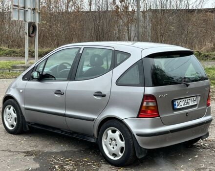 Сірий Мерседес А клас, об'ємом двигуна 1.7 л та пробігом 190 тис. км за 2550 $, фото 8 на Automoto.ua