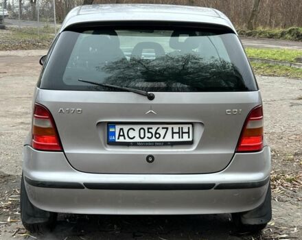 Сірий Мерседес А клас, об'ємом двигуна 1.7 л та пробігом 190 тис. км за 2550 $, фото 9 на Automoto.ua