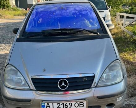 Серый Мерседес А класс, объемом двигателя 1.4 л и пробегом 200 тыс. км за 2300 $, фото 2 на Automoto.ua