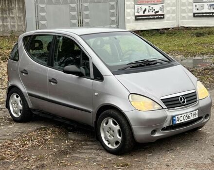 Сірий Мерседес А клас, об'ємом двигуна 1.7 л та пробігом 190 тис. км за 2550 $, фото 1 на Automoto.ua