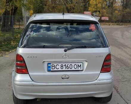 Серый Мерседес А класс, объемом двигателя 1.7 л и пробегом 192 тыс. км за 3450 $, фото 4 на Automoto.ua