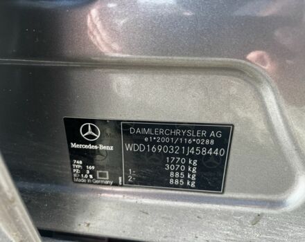 Серый Мерседес А класс, объемом двигателя 1.7 л и пробегом 154 тыс. км за 5800 $, фото 19 на Automoto.ua