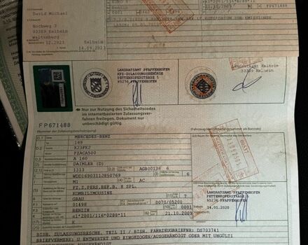 Серый Мерседес А класс, объемом двигателя 1.5 л и пробегом 140 тыс. км за 6300 $, фото 20 на Automoto.ua