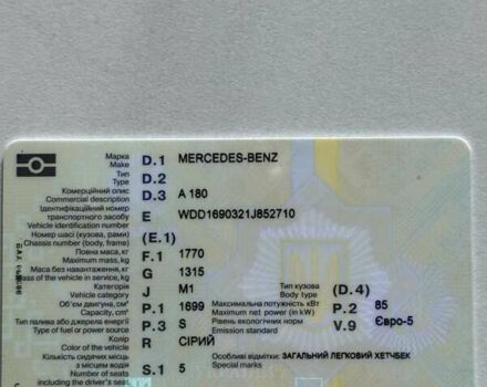 Сірий Мерседес А клас, об'ємом двигуна 1.7 л та пробігом 221 тис. км за 4900 $, фото 2 на Automoto.ua