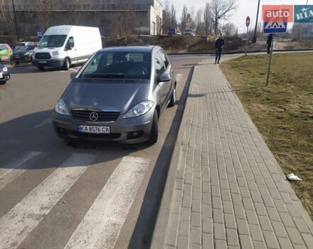 Сірий Мерседес А клас, об'ємом двигуна 1.99 л та пробігом 95 тис. км за 7900 $, фото 2 на Automoto.ua