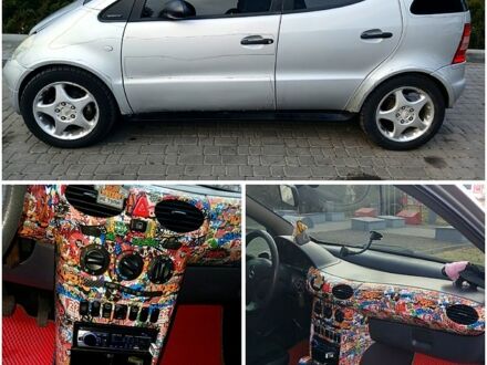 Серый Мерседес А класс, объемом двигателя 1.4 л и пробегом 120 тыс. км за 4800 $, фото 1 на Automoto.ua