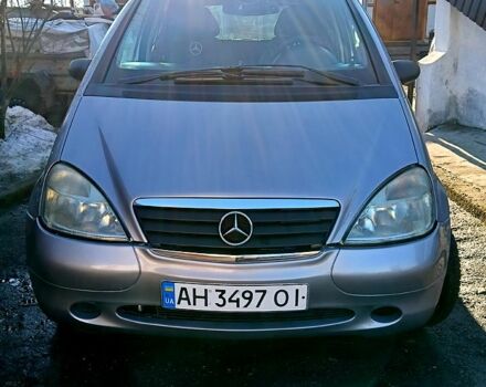 Серый Мерседес А класс, объемом двигателя 1.6 л и пробегом 258 тыс. км за 4500 $, фото 1 на Automoto.ua