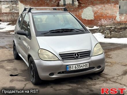 Сірий Мерседес А клас, об'ємом двигуна 1.6 л та пробігом 270 тис. км за 2650 $, фото 1 на Automoto.ua