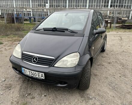 Сірий Мерседес А клас, об'ємом двигуна 1.6 л та пробігом 202 тис. км за 3600 $, фото 1 на Automoto.ua