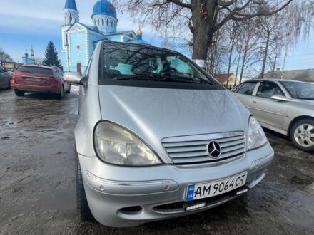 Сірий Мерседес А клас, об'ємом двигуна 1.69 л та пробігом 252 тис. км за 3700 $, фото 1 на Automoto.ua