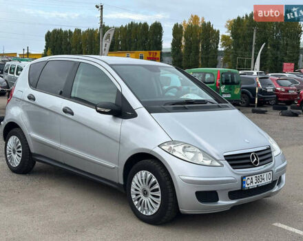 Серый Мерседес А класс, объемом двигателя 1.99 л и пробегом 214 тыс. км за 5500 $, фото 1 на Automoto.ua