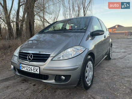 Мерседес А клас 2007 у Ромнах на Automoto.ua Сірий Мерседес А клас, об'ємом двигуна 1.5 л та пробігом 245 тис. км за 5000 $, фото 1 на Automoto.ua
