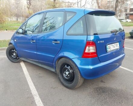 Синий Мерседес А класс, объемом двигателя 1.6 л и пробегом 200 тыс. км за 3600 $, фото 3 на Automoto.ua