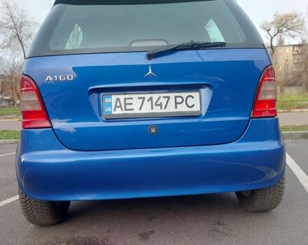 Синий Мерседес А класс, объемом двигателя 1.6 л и пробегом 200 тыс. км за 3600 $, фото 14 на Automoto.ua
