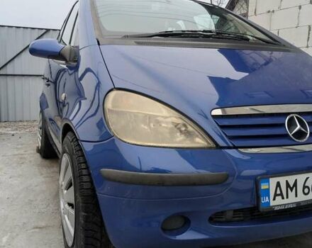 Синий Мерседес А класс, объемом двигателя 1.9 л и пробегом 221 тыс. км за 3250 $, фото 3 на Automoto.ua
