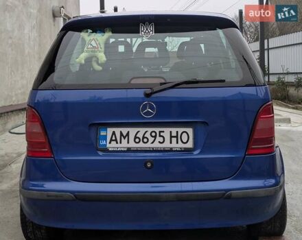 Синий Мерседес А класс, объемом двигателя 1.9 л и пробегом 221 тыс. км за 3250 $, фото 4 на Automoto.ua