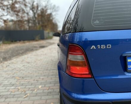 Синий Мерседес А класс, объемом двигателя 1.6 л и пробегом 235 тыс. км за 3500 $, фото 4 на Automoto.ua