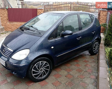 Синий Мерседес А класс, объемом двигателя 1.4 л и пробегом 235 тыс. км за 2950 $, фото 4 на Automoto.ua