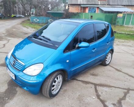 Синий Мерседес А класс, объемом двигателя 1.7 л и пробегом 181 тыс. км за 2600 $, фото 2 на Automoto.ua