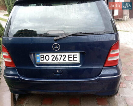Синий Мерседес А класс, объемом двигателя 1.4 л и пробегом 235 тыс. км за 2950 $, фото 9 на Automoto.ua