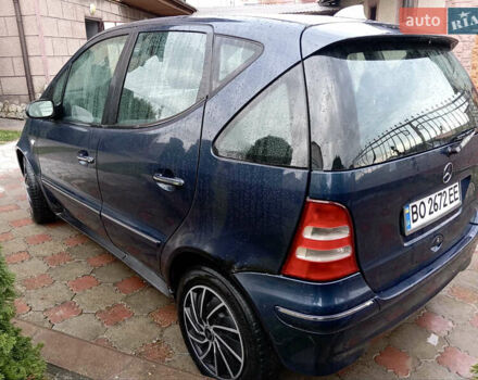 Синий Мерседес А класс, объемом двигателя 1.4 л и пробегом 235 тыс. км за 2950 $, фото 7 на Automoto.ua