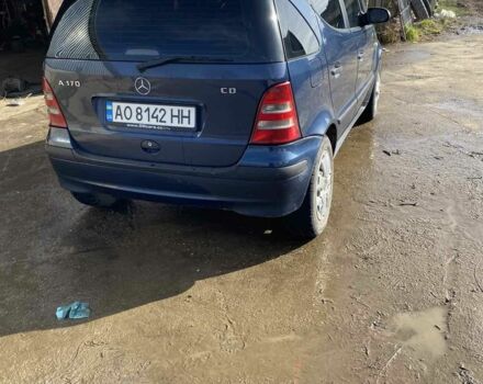 Синий Мерседес А класс, объемом двигателя 1.7 л и пробегом 250 тыс. км за 3150 $, фото 1 на Automoto.ua