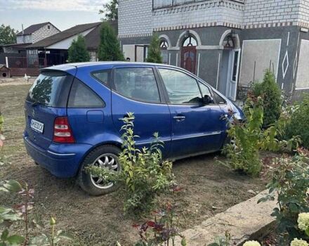 Мерседес А класс 2001 в Коростышеве на Automoto.ua Синий Мерседес А класс, объемом двигателя 1.4 л и пробегом 200 тыс. км за 1600 $, фото 2 на Automoto.ua