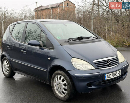 Синий Мерседес А класс, объемом двигателя 1.6 л и пробегом 178 тыс. км за 2750 $, фото 1 на Automoto.ua