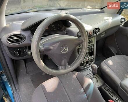 Синий Мерседес А класс, объемом двигателя 1.6 л и пробегом 246 тыс. км за 4300 $, фото 20 на Automoto.ua